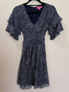 Betsey Johnson | Dresses | Betsey Johnson Malibu Midi Dress Women Large  Raspberry Floral Luxe Lace Babydoll | Poshmark